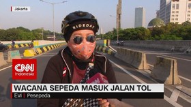 VIDEO: Wacana Sepeda Masuk Jalan Tol