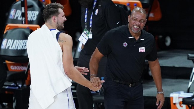 FOTO: Lewati Mavericks, Clippers ke Semifinal NBA