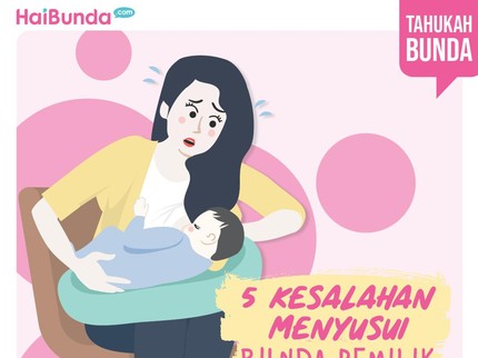 5 Kesalahan Menyusui Bunda Pemilik Puting Datar