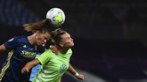 FOTO: Lyon Ratu Eropa Lyon juara Liga Champions Wanita 2019/2020 usai menaklukkan Wolfsburg 3-1 di Stadion Anoeta, Spanyol, Senin 31/8) dini hari WIB.