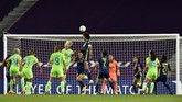 FOTO: Lyon Ratu Eropa Lyon juara Liga Champions Wanita 2019/2020 usai menaklukkan Wolfsburg 3-1 di Stadion Anoeta, Spanyol, Senin 31/8) dini hari WIB.
