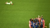 FOTO: Lyon Ratu Eropa Lyon juara Liga Champions Wanita 2019/2020 usai menaklukkan Wolfsburg 3-1 di Stadion Anoeta, Spanyol, Senin 31/8) dini hari WIB.