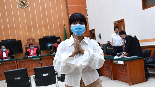Vanessa dianggap jaksa penuntut umum bersalah atas kepemilikan 20 butir psikotropika jenis xanax.