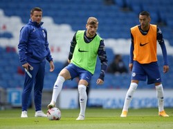 Lihat Timo Werner dan Hakim Ziyech Main, Ini Kata Lampard