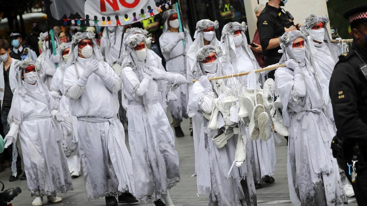 FOTO: Demo Menentang Perubahan Iklim di London