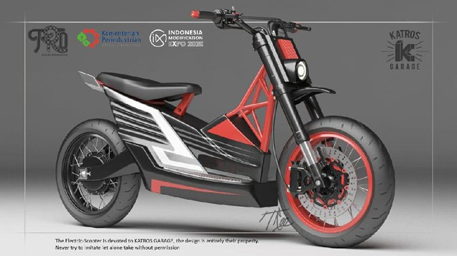 Kemenperin menginisiasi lahirnya modifikasi Honda Beat menjadi motor listrik.