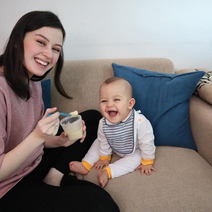 <p>Rayden sendiri kini sedang dalam masa Mpasi. (Foto: Instagram @kimbrlyryder)</p>