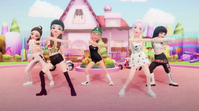 BLACKPINK merilis video tarian dalam bentuk animasi untuk lagu kolaborasi mereka bersama Selena Gomez, Ice Cream, pada Rabu (2/9).