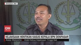 VIDEO: Kejaksaan Hentikan Kasus Kepala BPN Denpasar