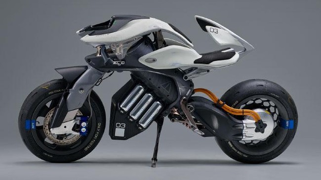 Yamaha menjelaskan motor dengan teknologi tak bisa jatuh atau terguling bakal hadir pada 2030.