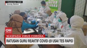 VIDEO: Ratusan Guru di Kota Serang Reaktif Covid-19