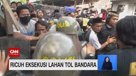 VIDEO: Ricuh Eksekusi Tol Bandara