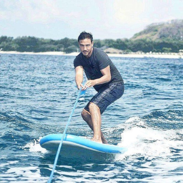 <p>Sejak dulu, Hamish Daud dikenal sebagai pria yang suka berpetualang dan olahraga. (Foto: Instagram @hamishdw)</p>