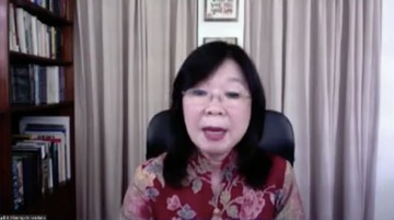 Kepala Departemen Kebijakan Sistem Pembayaran BI Filianingsih Hendarta (Tangkapan Layar Webinar)