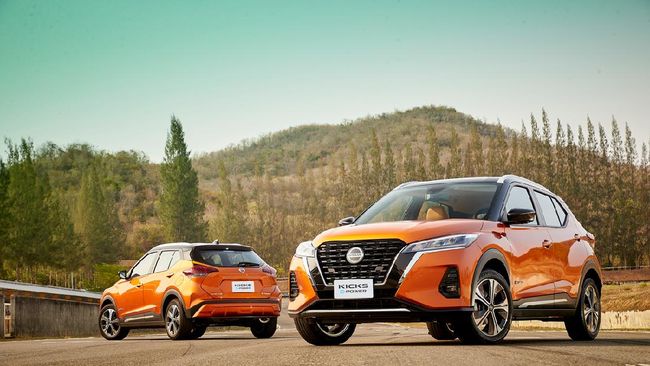 Nissan Kicks e-Power, Mobil Listrik yang Perlu Isi Bensin Roda Kicks e-Power digerakkan motor listrik yang mendapat energi dari baterai, namun pengisian energi baterai itu dilakukan mesin bensin sebagai generator.