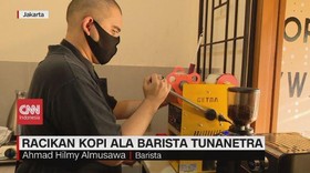 VIDEO: Racikan Kopi Ala Barista Tunanetra
