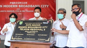 Telkom Akselerasi Madiun Jadi Modern City di Tengah Pandemi