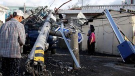 FOTO: Topan Maysak Terjang Semenanjung Korea