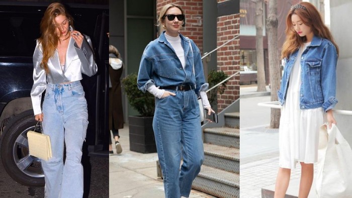 5 Inspirasi Gaya OOTD Denim ala Street Style 5 Inspirasi Gaya OOTD Denim ala Street Style