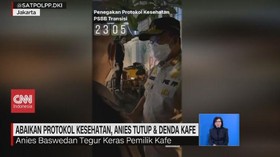 VIDEO: Anies Tegur Keras Kafe yang Abaikan Protokol Kesehatan