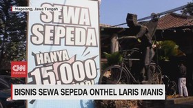 VIDEO: Bisnis Sewa Sepeda Onthel Laris Manis
