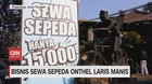 VIDEO: Bisnis Sewa Sepeda Onthel Laris Manis