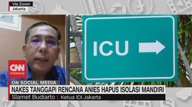 VIDEO: Nakes Tanggapi Rencana Anies Hapus Isolasi Mandiri