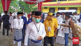 Petahana Rudi-Amsakar Daftar ke KPU Batam Usai Deklarasi