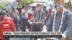 VIDEO: Gibran - Teguh Prakosa Daftar Pilwalkot Solo 2020