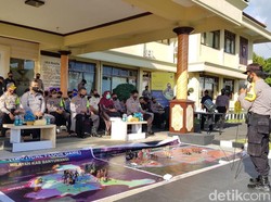 Polisi Banyuwangi Gelar Simulasi Pengamanan Kota Jelang Pilbup 2020