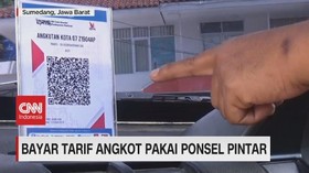 VIDEO: Bayar Tarif Angkot Pakai Ponsel Pintar