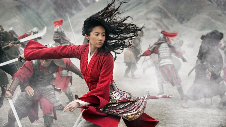 This image released by Disney shows Yifei Liu in the title role of 