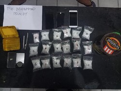 Ratusan Gram Sabu Ditemukan di Kamar Kos, Dua Pengedar Diciduk