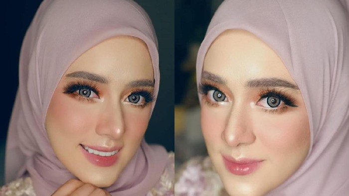 Mirip Barbie! Makeup Flawless Fairuz A Rafiq yang Bikin Pangling