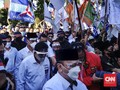 Panggung Deklarasi Kampanye Damai Tapi 'Panas' di Surabaya