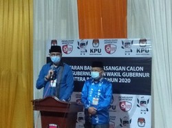 Kembalikan Dukungan PDIP, Mulyadi-Ali Daftar Pilgub Sumbar Didampingi PAN-PD