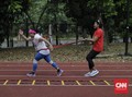 FOTO: Jaga Badan Agar Tak Cedera Saat Olahraga