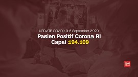VIDEO: Kasus Positif Corona Capai 194.109 Per 6 September