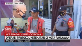 VIDEO: Operasi Protokol Kesehatan di Kota Pahlawan
