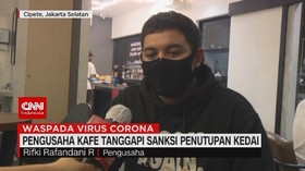 VIDEO: Pengusaha Kafe Tanggapi Sanksi Penutupan Kedai