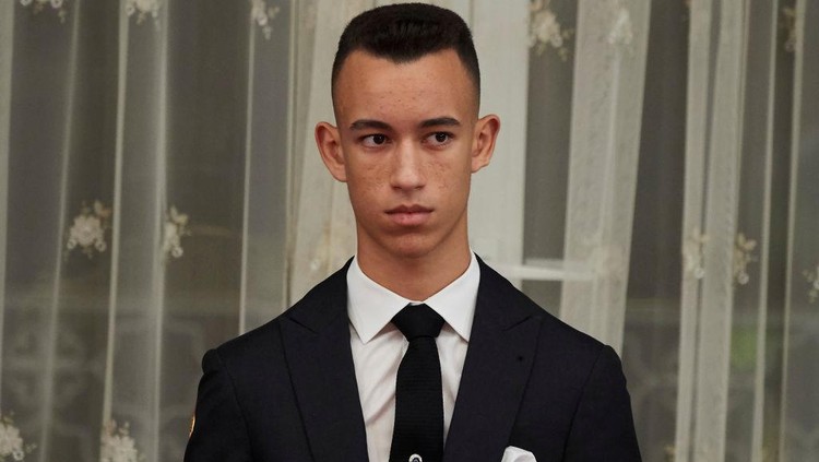RABAT, MOROCCO - FEBRUARY 13: Prince Moulay Hassan of Morocco attends the signing of bilateral agreements at the Agdal Royal Palace on February 13, 2019 in Rabat, Morocco. The Spanish Royals are on a two day visit to Morocco. (Photo by Carlos Alvarez/Getty Images)