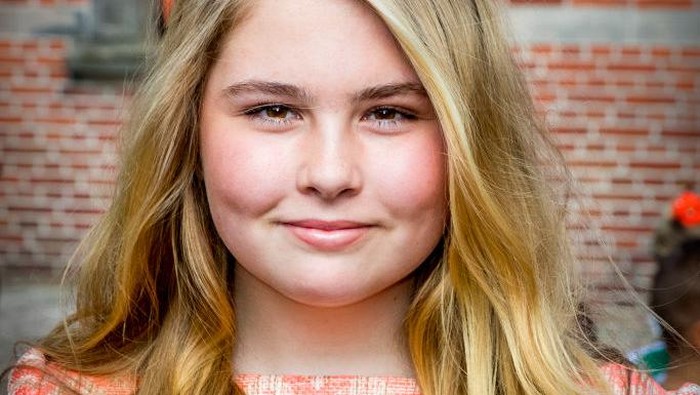 GRONINGEN, NETHERLANDS - APRIL 27: Princess Amalia of The Netherlands during the Kingsday celebration on April 27, 2018 in Groningen, Netherlands. (Photo by Patrick van Katwijk/Getty Images)