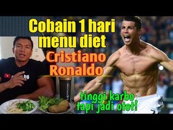 Youtuber Ikuti Pola Makan Ronaldo, Makan 6 Kali Sehari