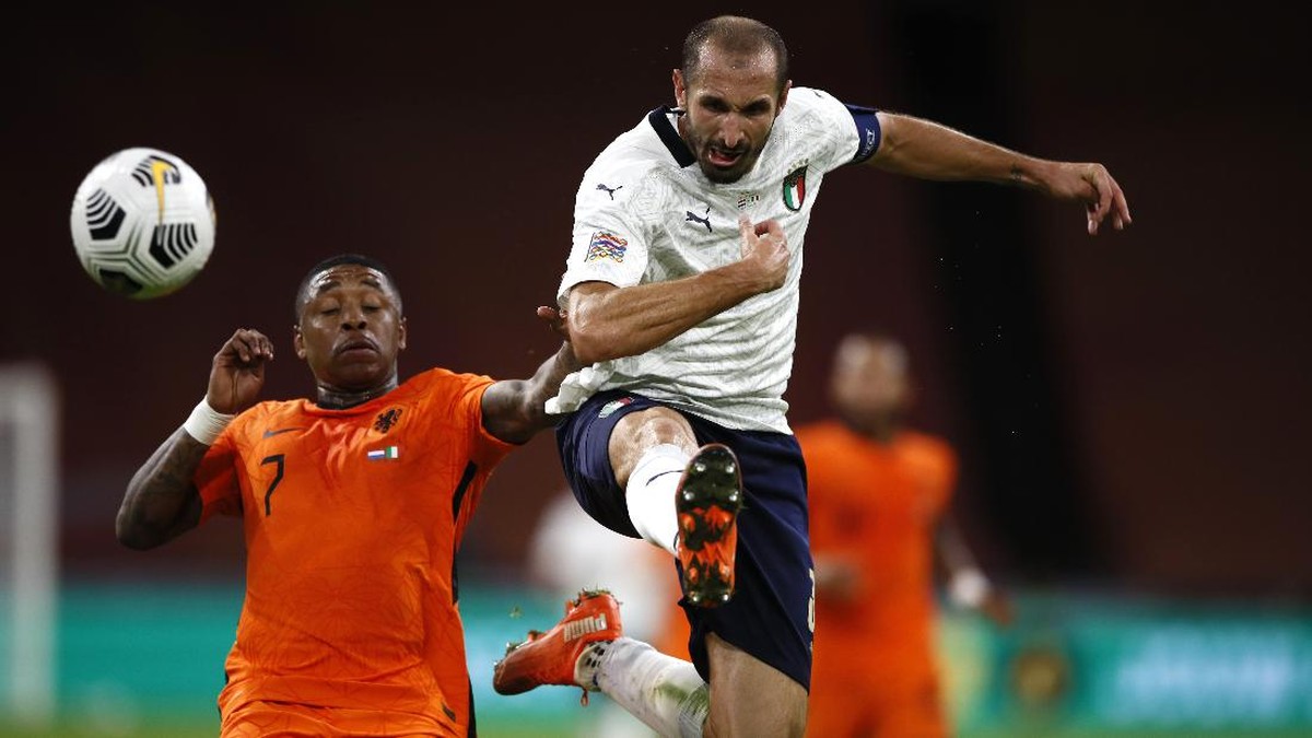 FOTO: Italia Perkasa di Hadapan Belanda