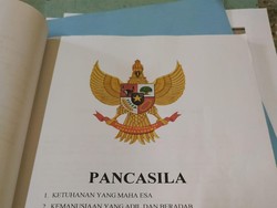 Penampakan Lambang Pancasila yang Diubah Paguyuban di Garut