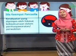 Kata Dinas Pendidikan soal Sila Keempat Pancasila Jadi Logo PDIP