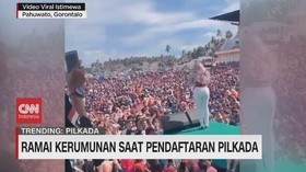 VIDEO: Ramai Kerumunan Saat Pendaftaran Pilkada