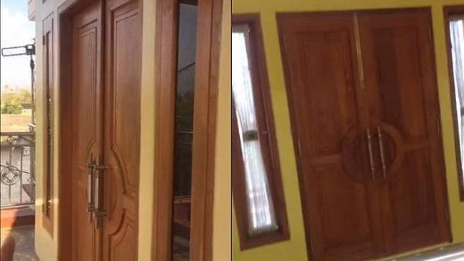 Video Pintu  Rumah  Aneh Antimaling Viral di Media Sosial