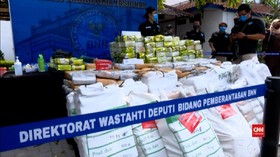 VIDEO: BNN Musnahkan Ratusan Kilogram Narkoba