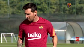 VIDEO: Lionel Messi Kembali Berlatih Bersama FC Barcelona
